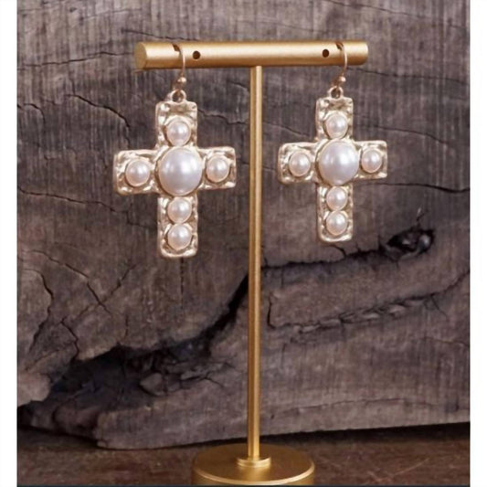 Women's Vintage Cross Earrings