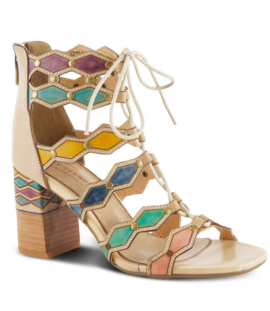 Art-Déco-Sandalen für Damen