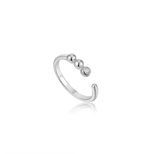 Women's Orb Sparkle Adjustable Rings