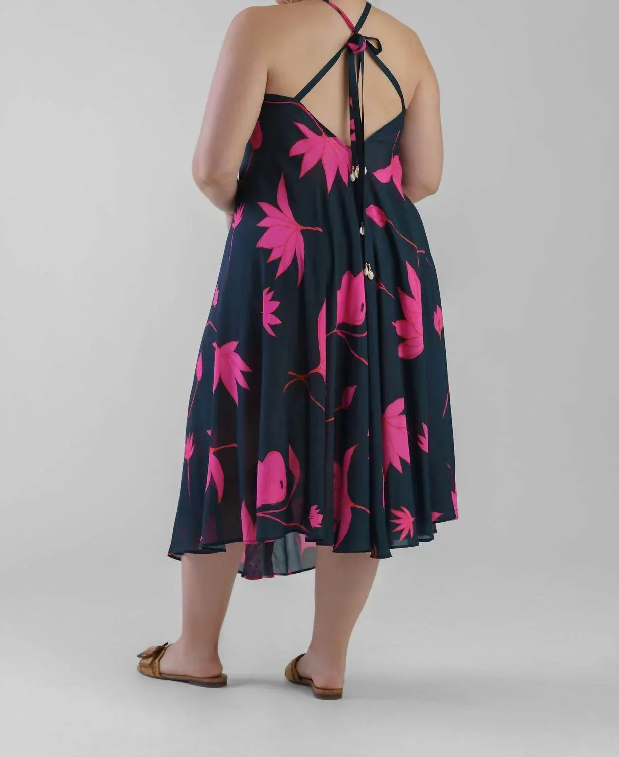 Padma Sundown Halter Maxi Dress - Plus