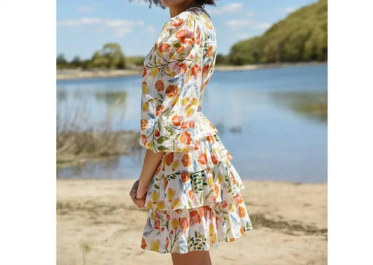 Cotton Viscose Voile Mini Dress