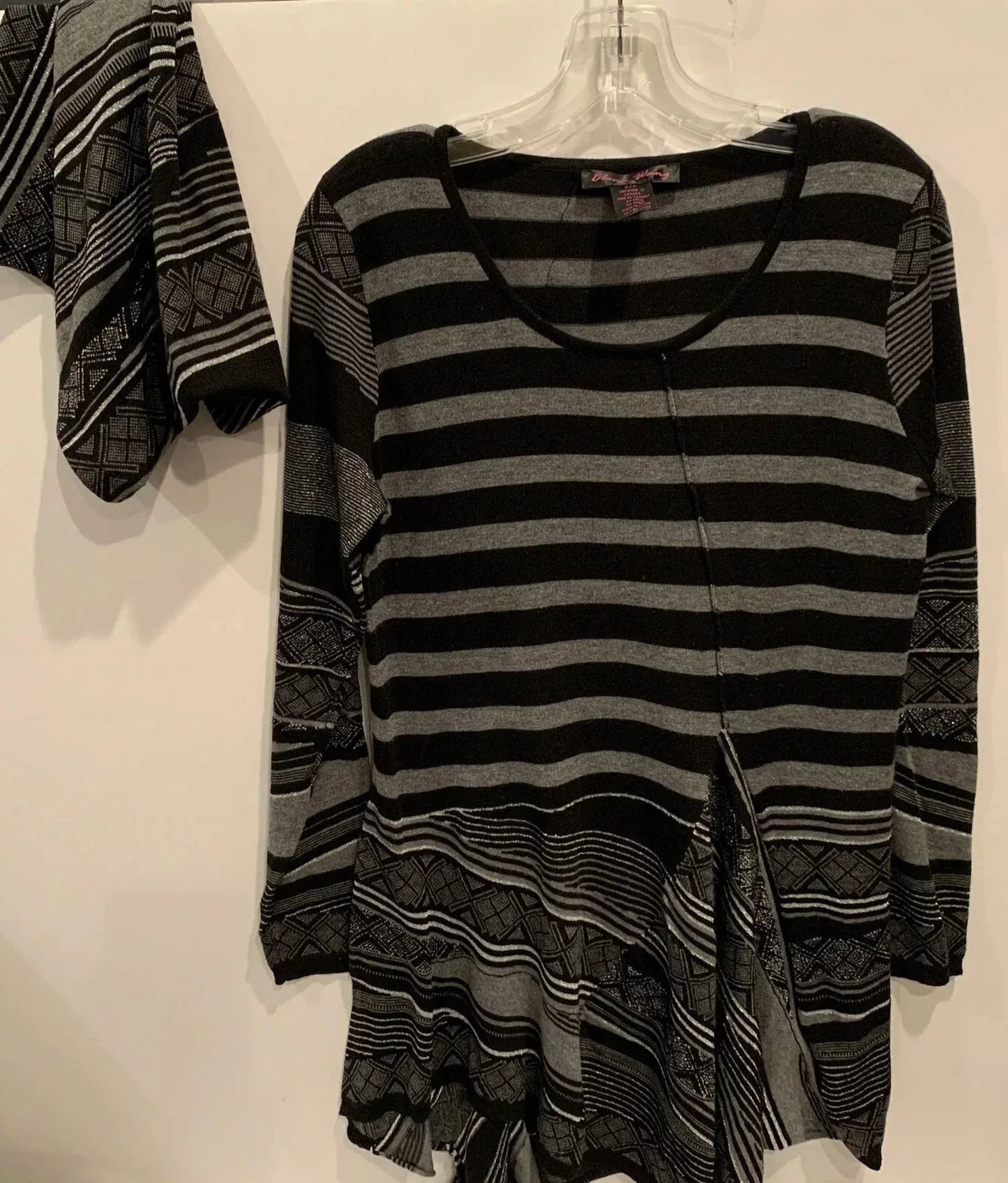 Women's Long Sleeve Tunic With Scarf
