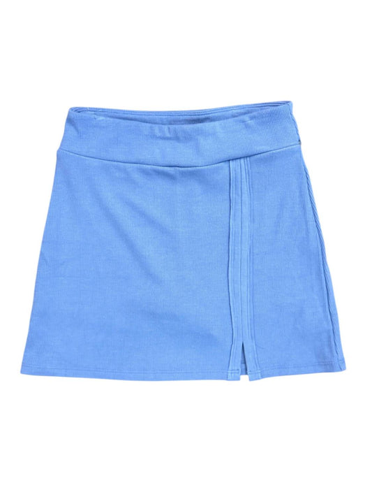 Mädchen-Skort aus Rippen-Viskose