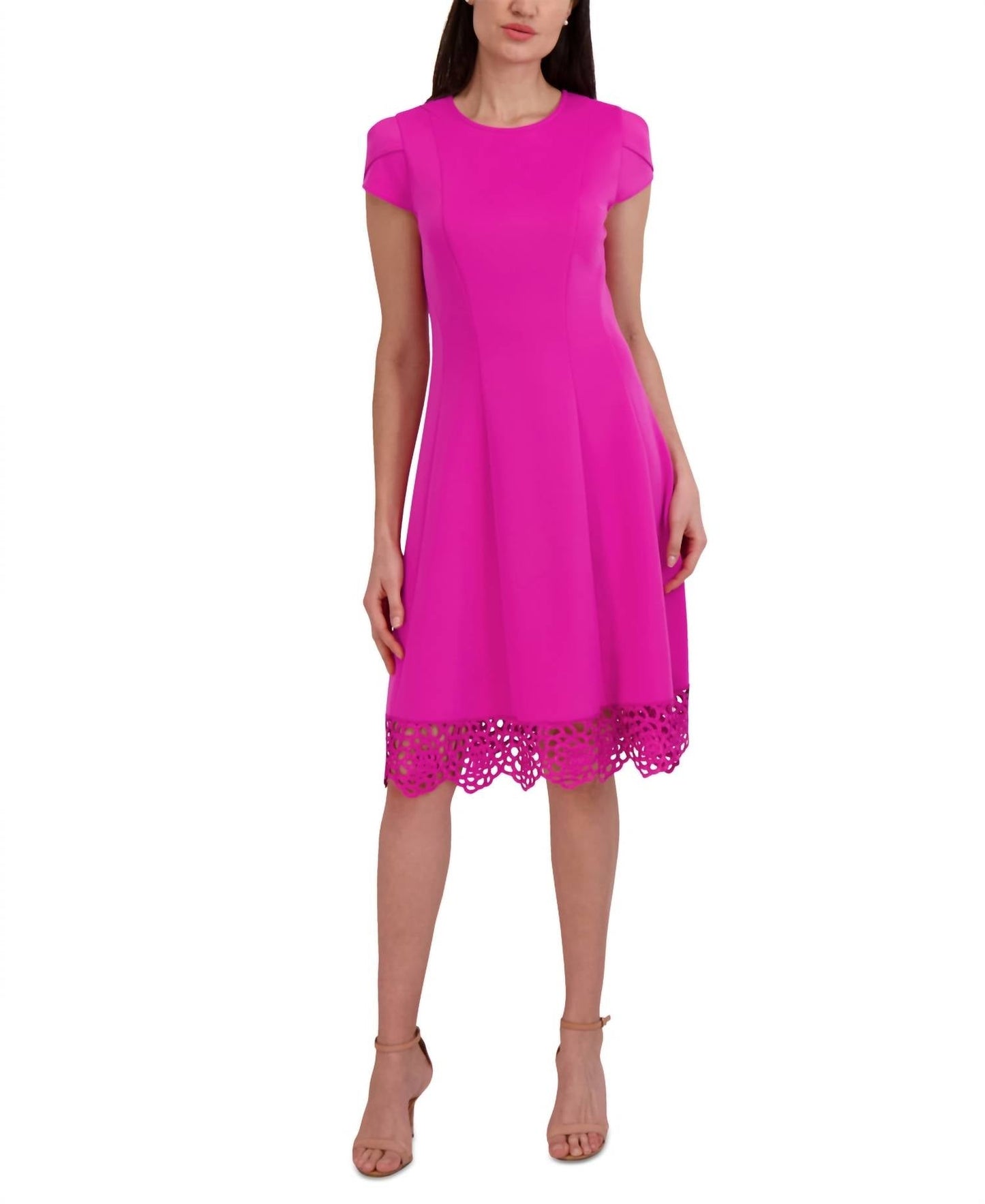 Round-neck Midi Dress