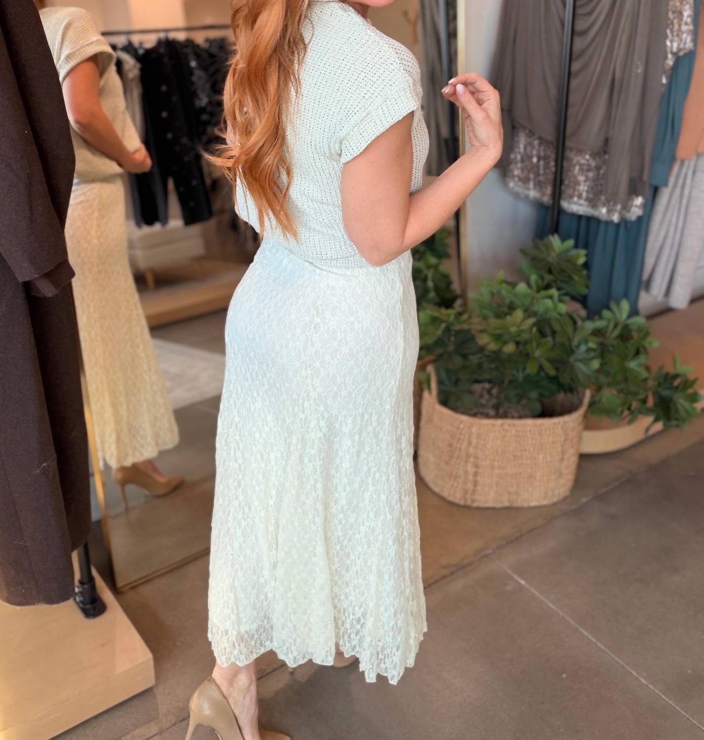 Lace Maxi Skirt