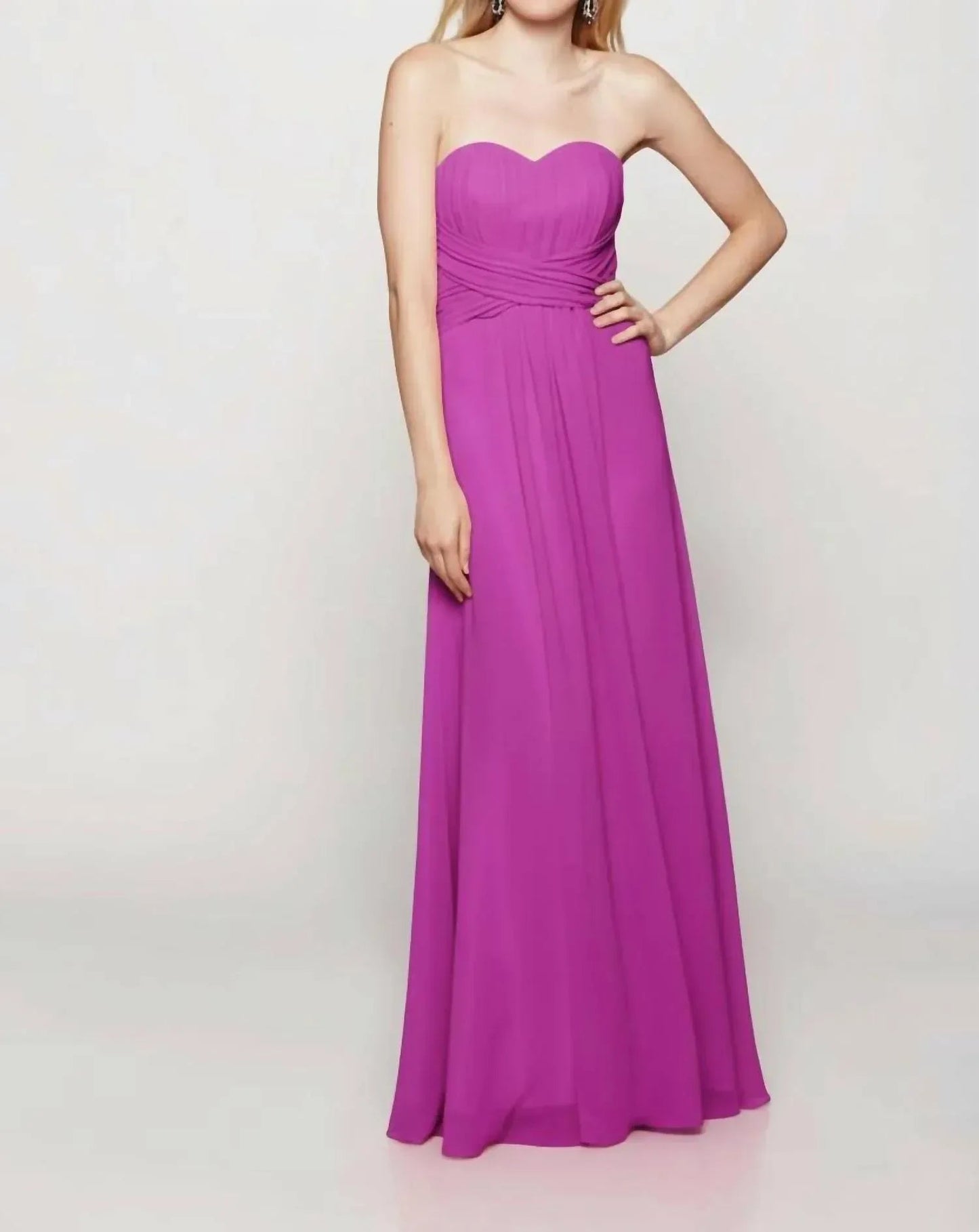 Serenity Drape Trägerloses Kleid