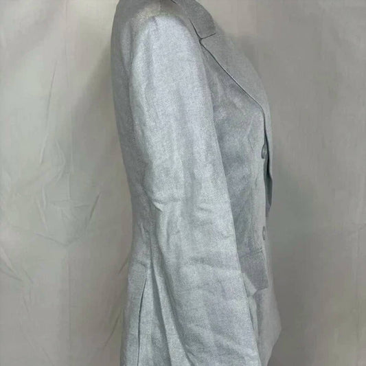 Women’s Linen Lurex Double-breasted Blazer