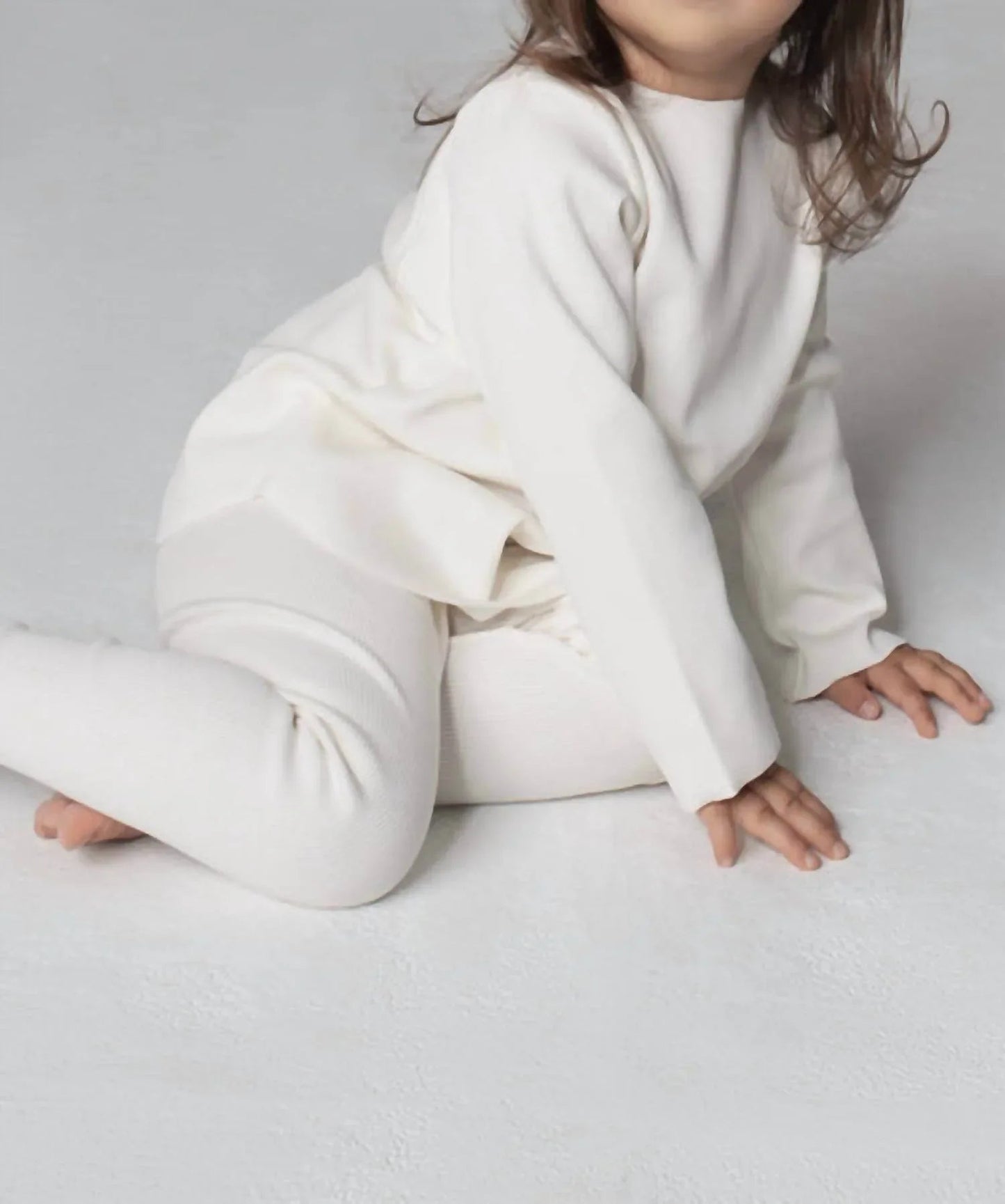 Gerippte Leggings für Kinder