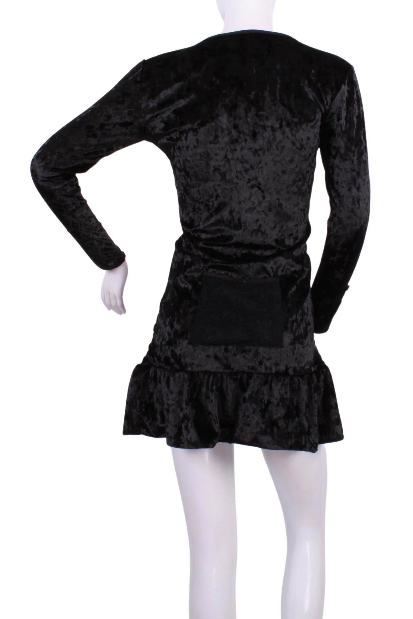 Women's Velvet Long Sleeve Tennis Dress