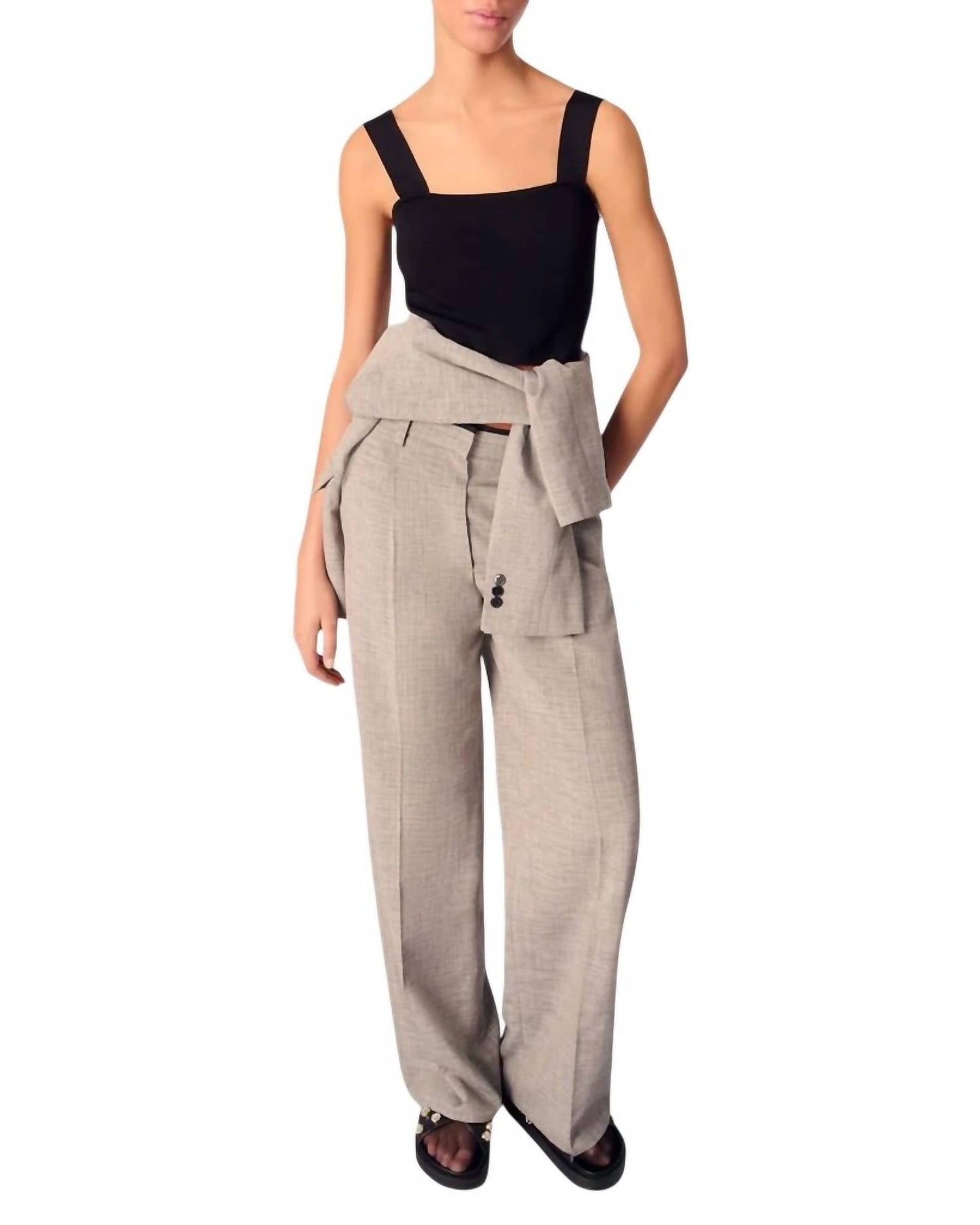 Maje Pigrisa Hose mit weitem Bein