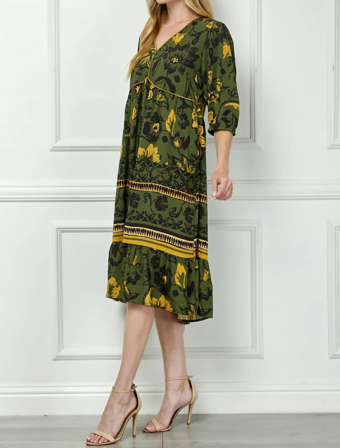 Boho-Kleid im Ethno-Look
