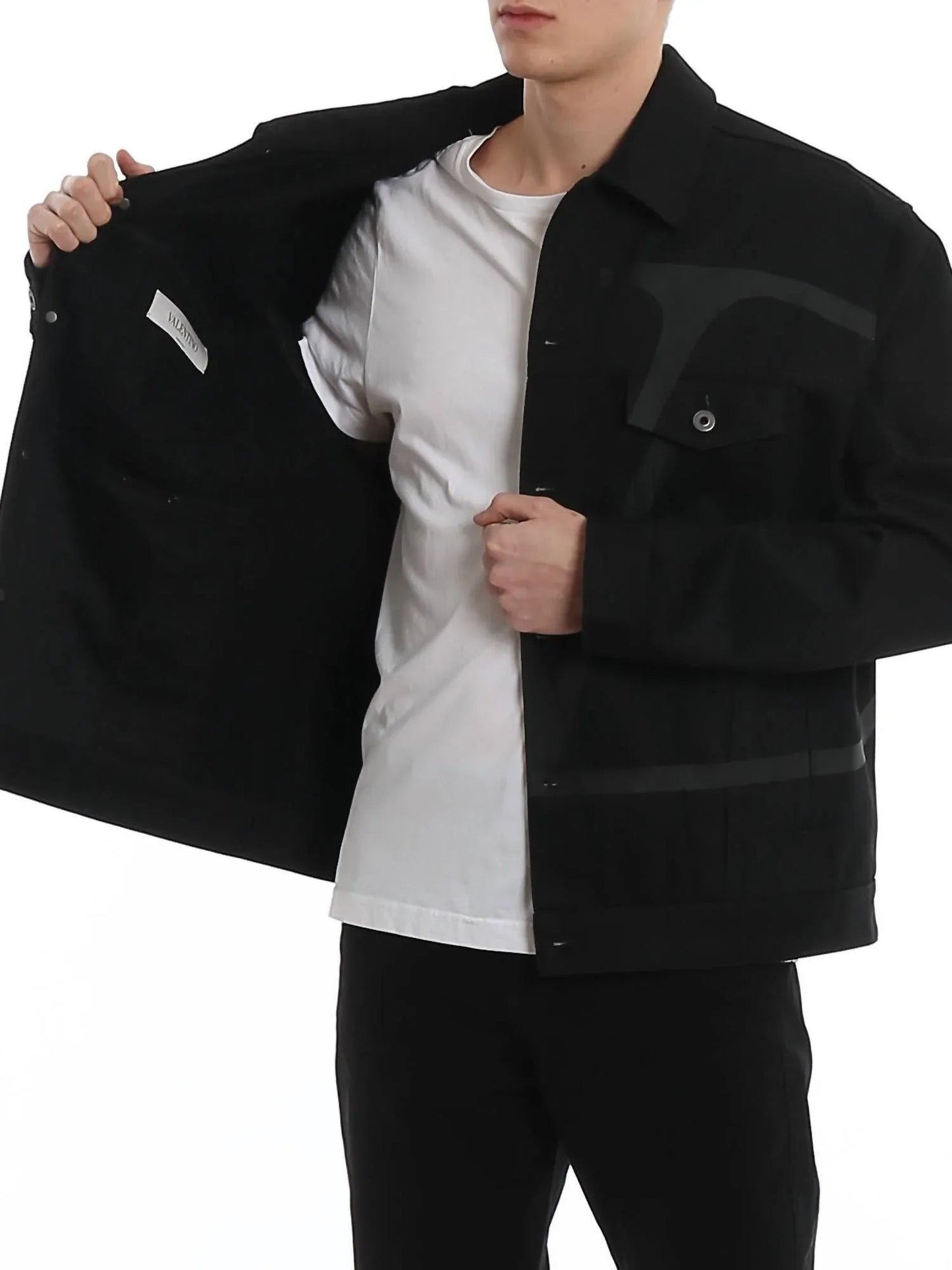 Unisex - Vlogo Denim Jacket