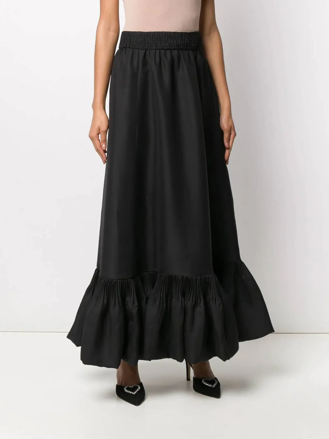 Peplum Hem Skirt