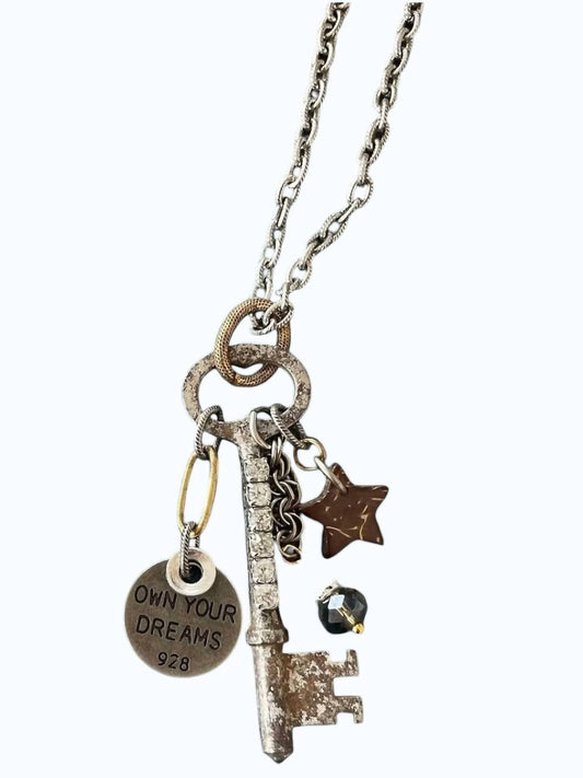 Women's Vintage Skeleton Key Necklace