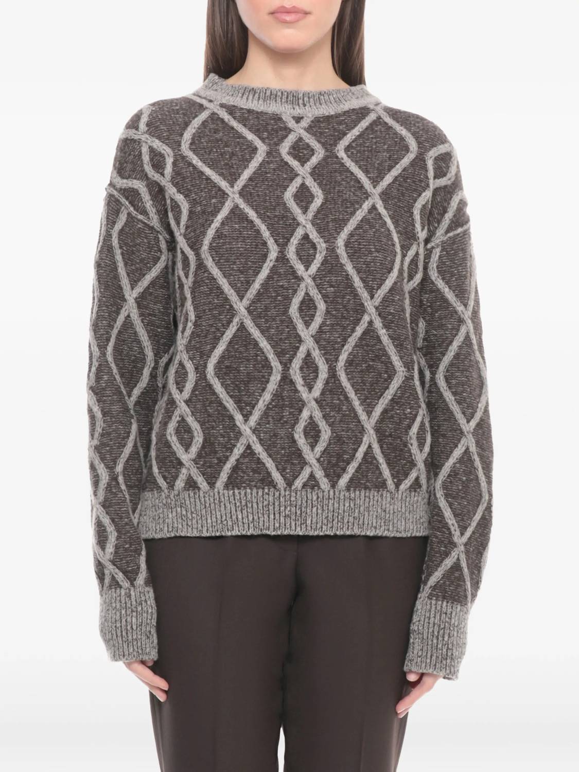 Celso Argyle Crewneck Sweatshirt
