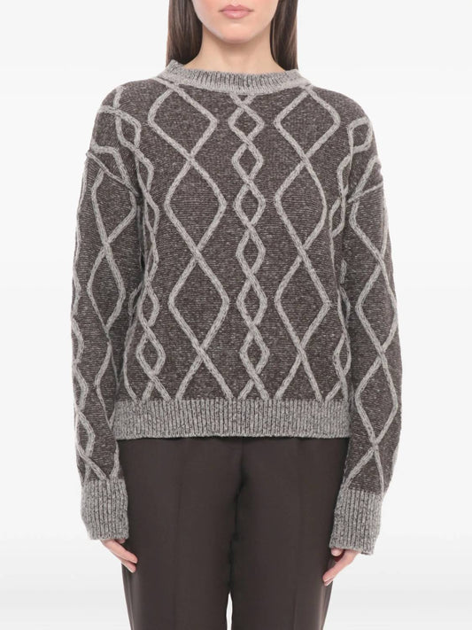 Celso Argyle Crewneck Sweatshirt