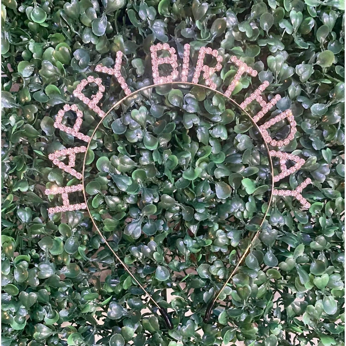 Glitzerndes Stirnband „Happy Birthday“