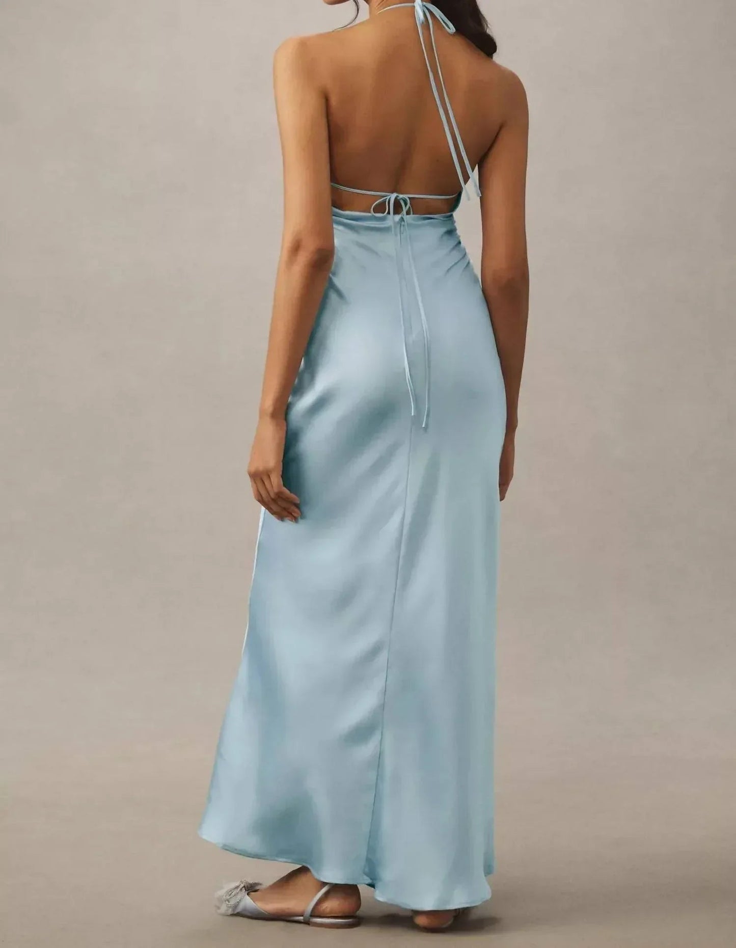 Saylor Satin Maxi Dress