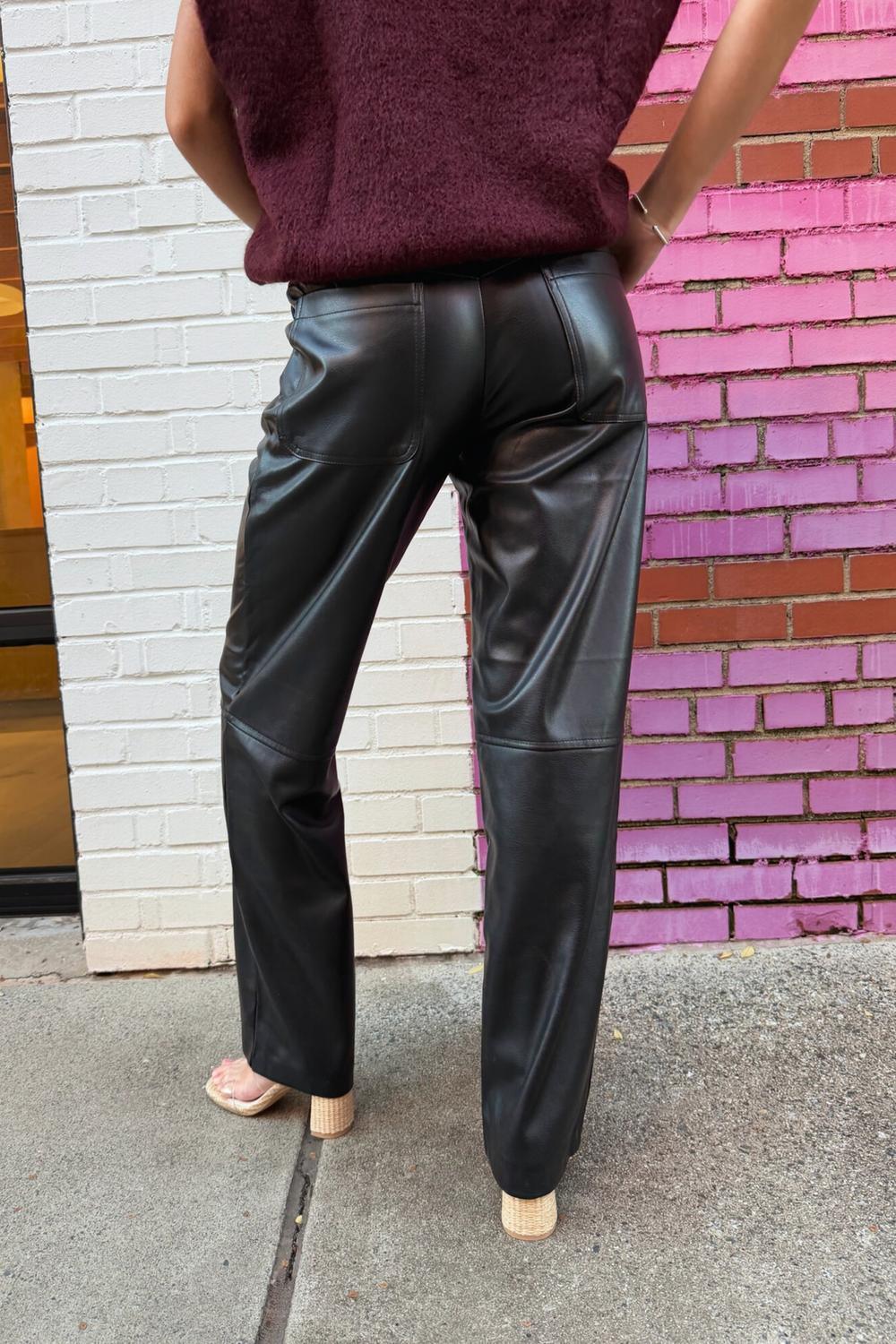 Women's Asha Faux Leather Pant