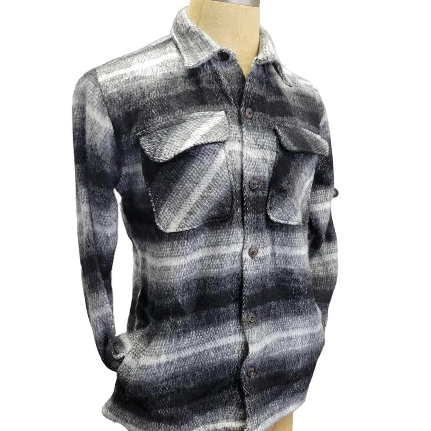 Men's Cotton Polyester Shirt Jacket