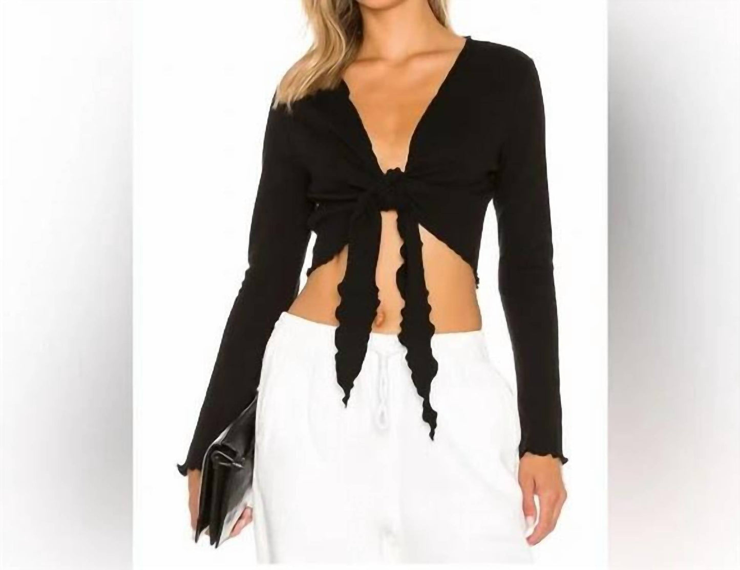 Rüschen-Crop-Top
