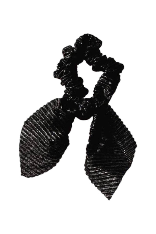 Women's Crimped Metallic Scrunchie