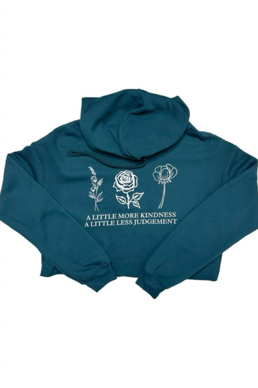 Women's Kindness Crop Hoodies