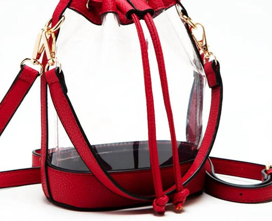 Durchsichtige Crossbody-Stadiontasche für Damen