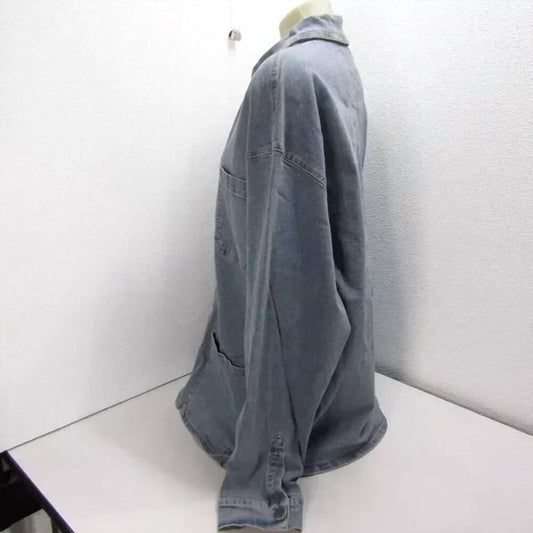 Women's Oversized Denim Shirt Jacket