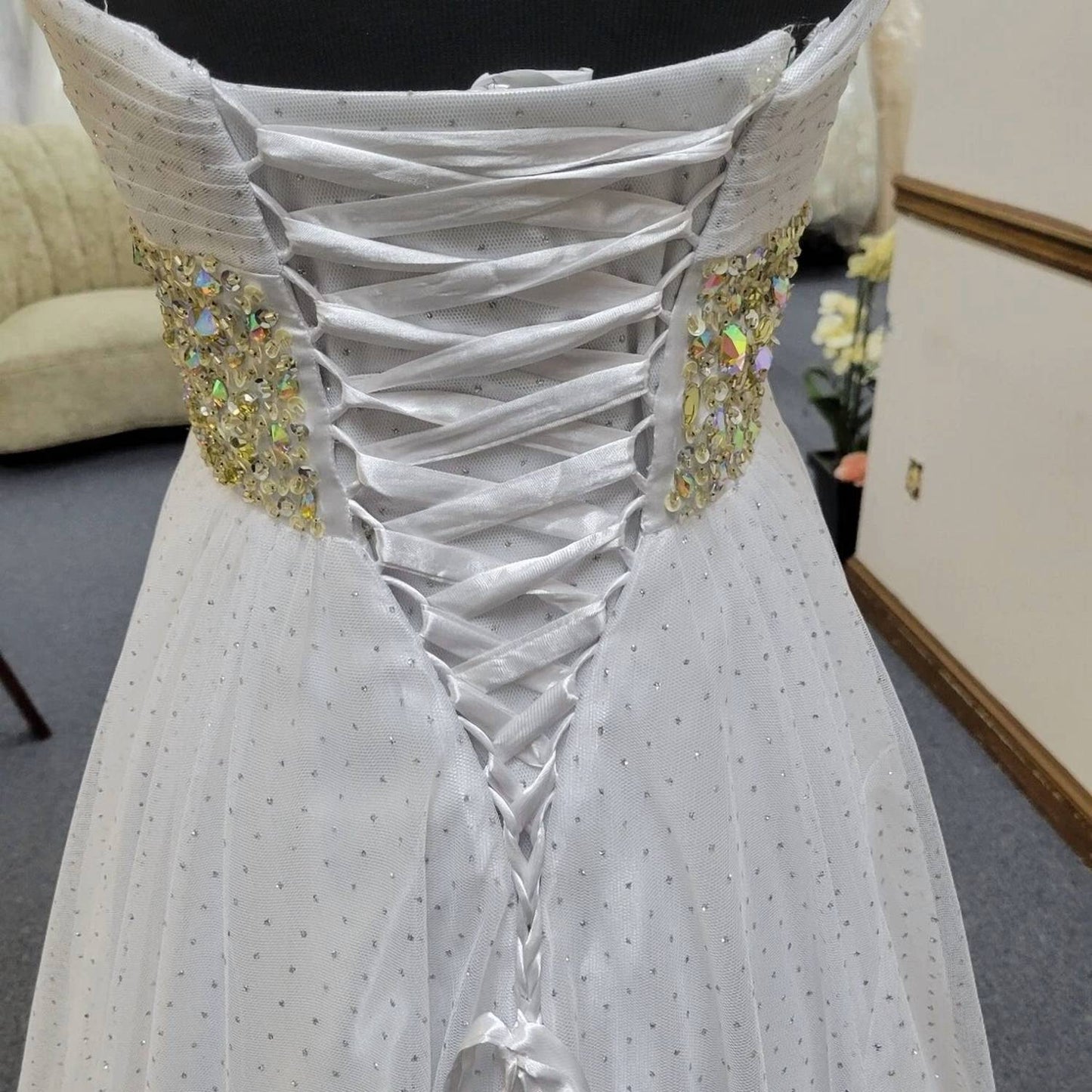 Damen Ballkleid Maxikleid