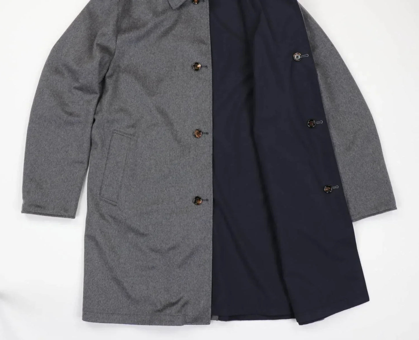 Wendbarer Cashmere Storm System Regenmantel