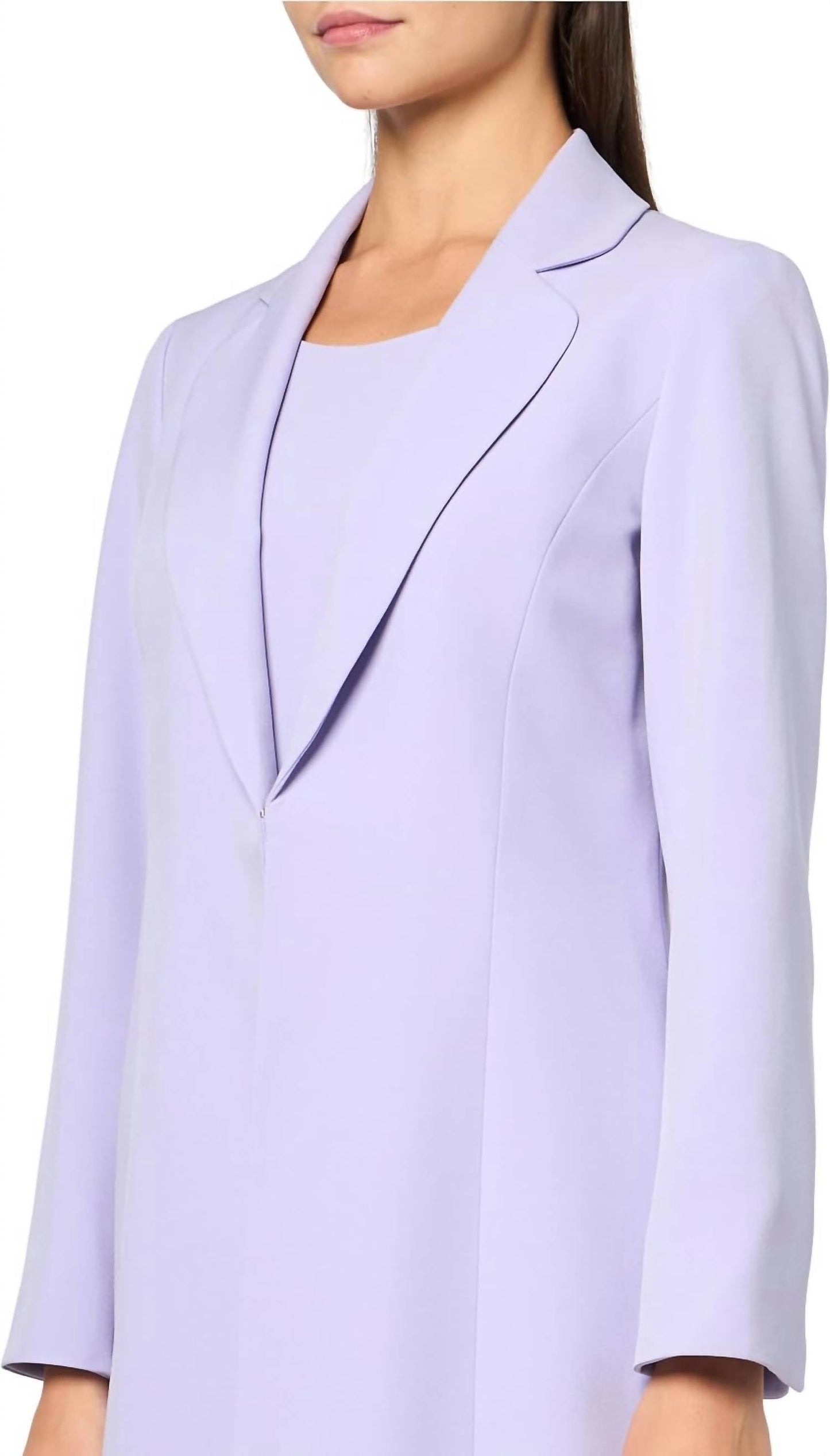 Sheath Dress And Long Matching Jacket Set