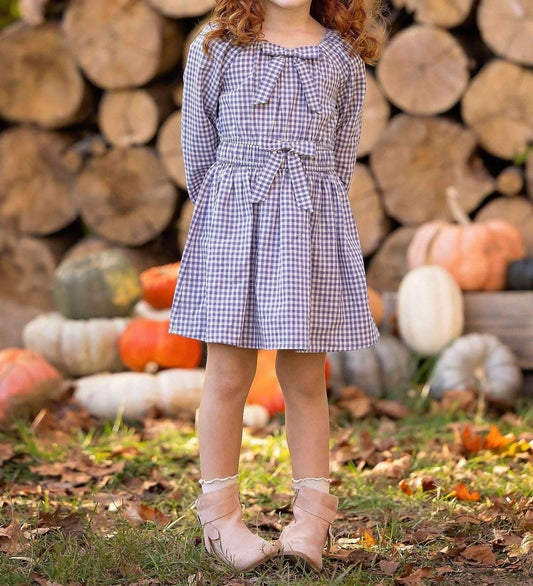 Mädchen-Kleid „Blaubeermarmelade“