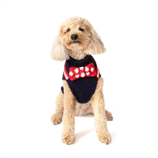 Bow Tie Dog Sweater