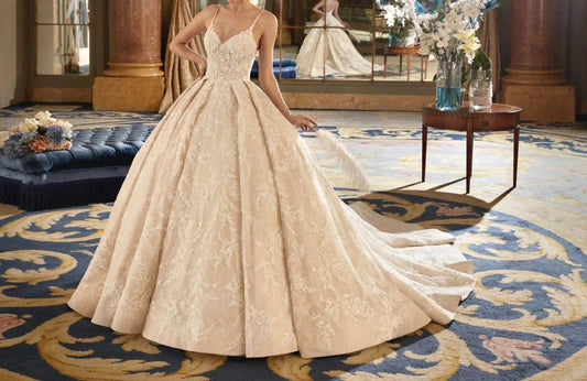 Eva Beaded Straps Gown
