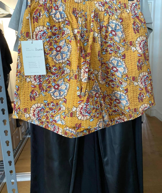 Women's Kantha Quilted Shorts
