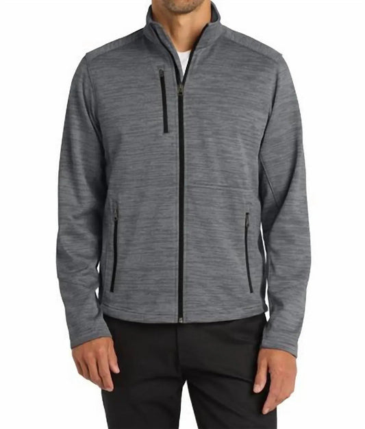 Unisex Digi Stripe Fleecejacke