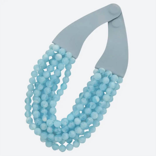 Women's Chunky Beaded Layered Necklace