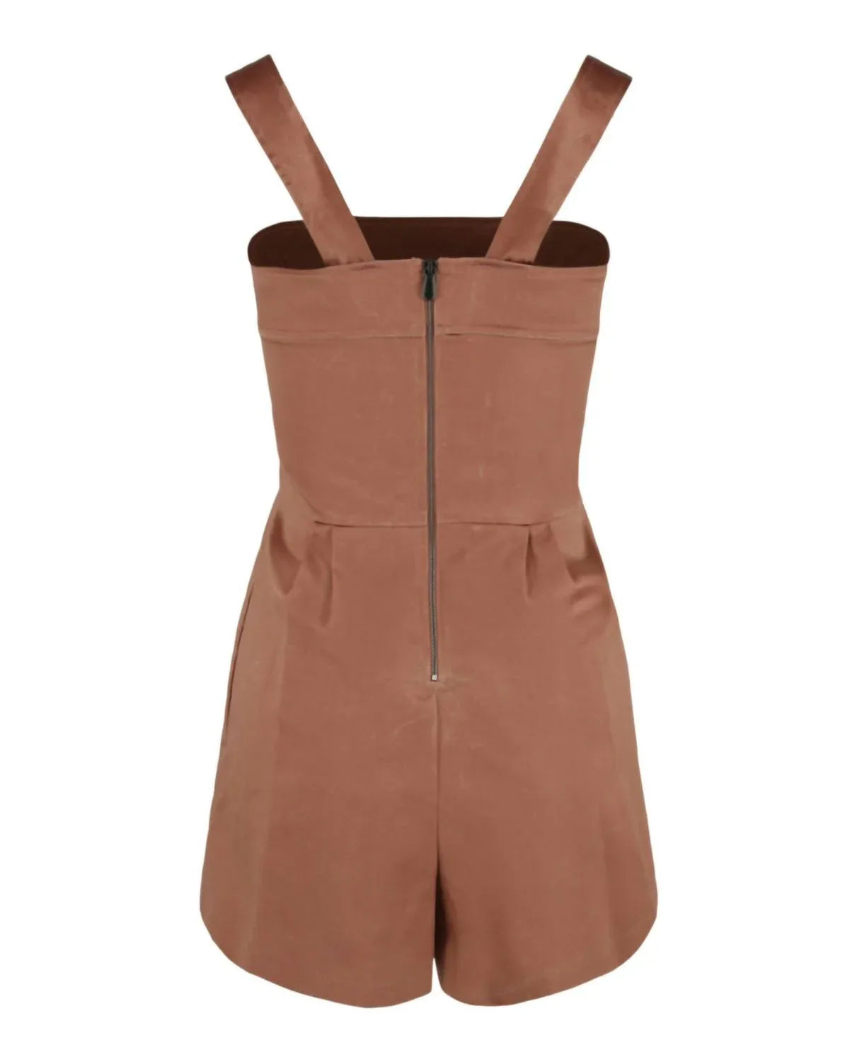 Damen ärmelloser Playsuit mit Schmucksteinen