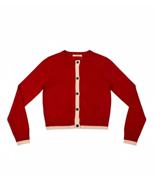 Gwendy Knopfleisten-Strickjacke