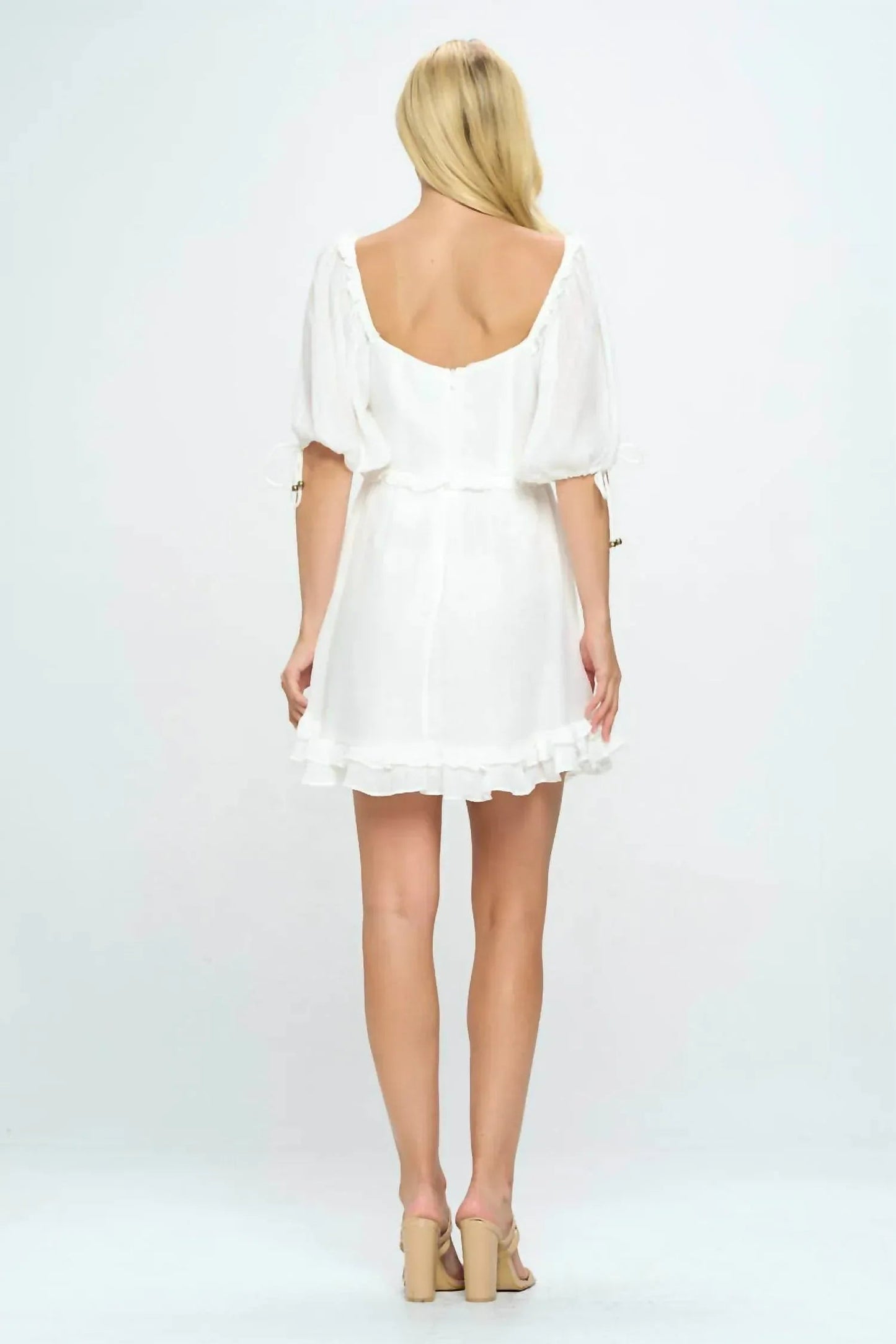Flutter Sleeve Mini Dress