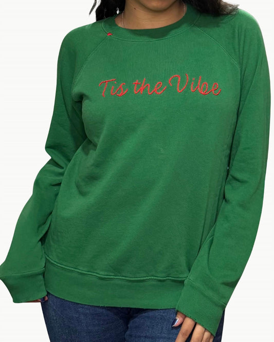 Tis The Vibe Crewneck-Sweatshirt