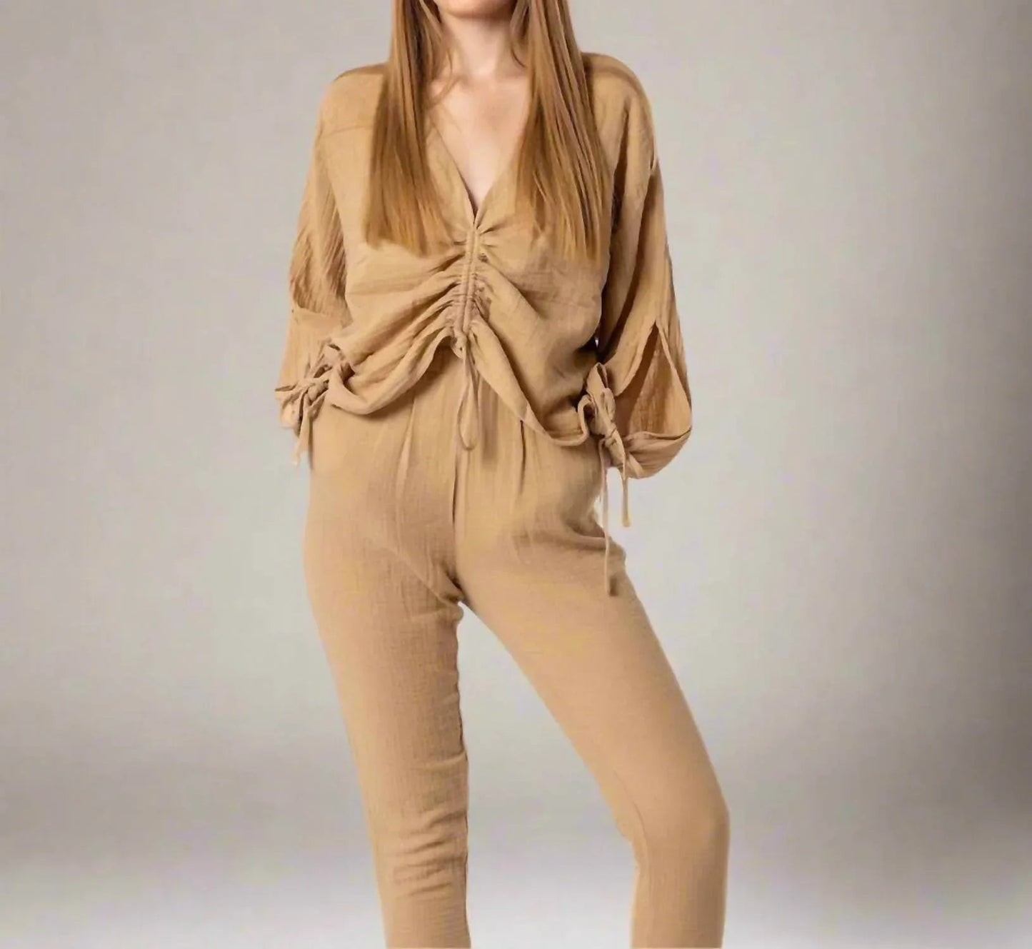 Camille Rutched Blouse