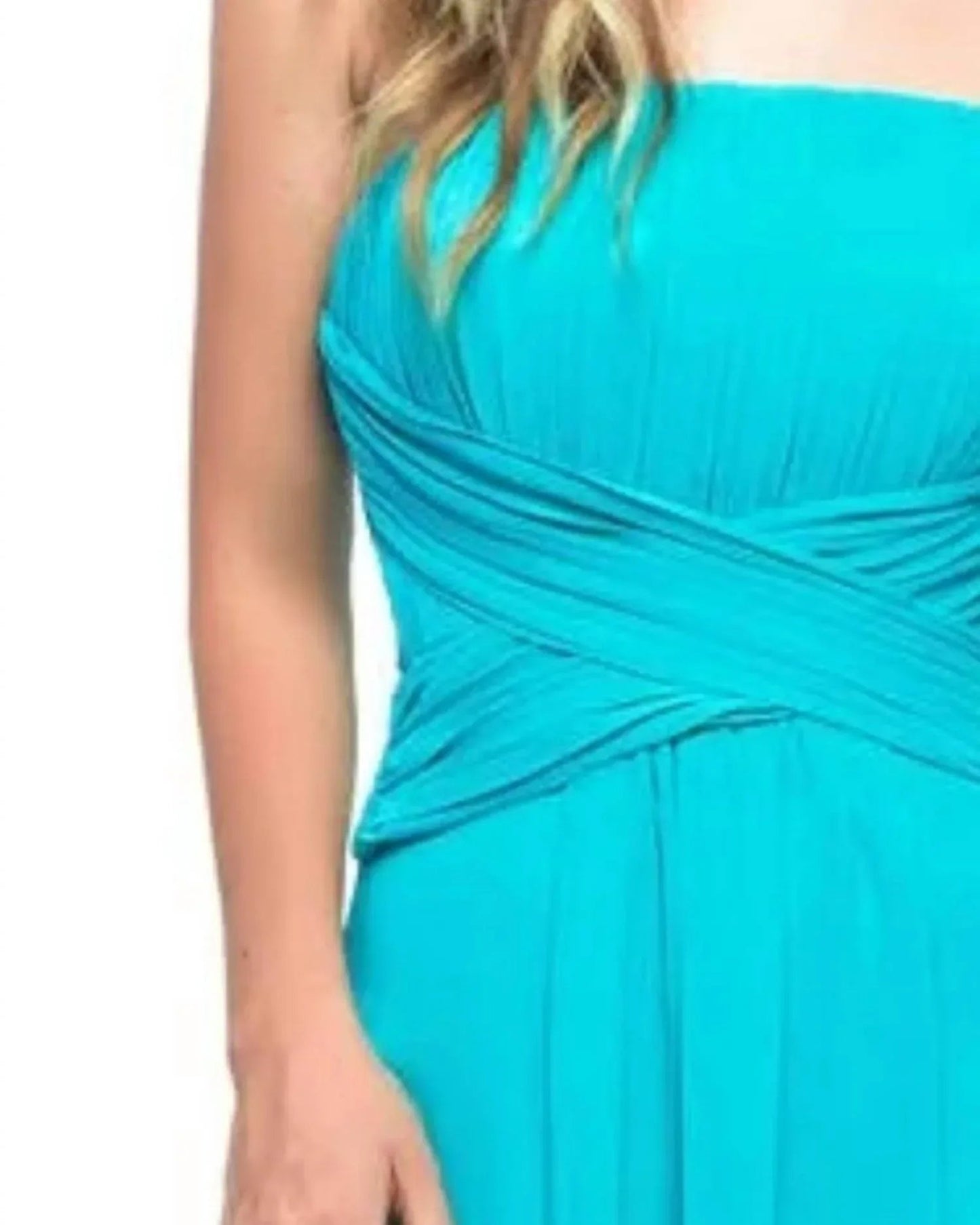 Serenity Drape Strapless Gown