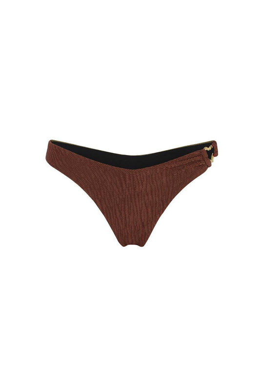 Women's Ondas Crinkle Cheeky Bikini Bottom