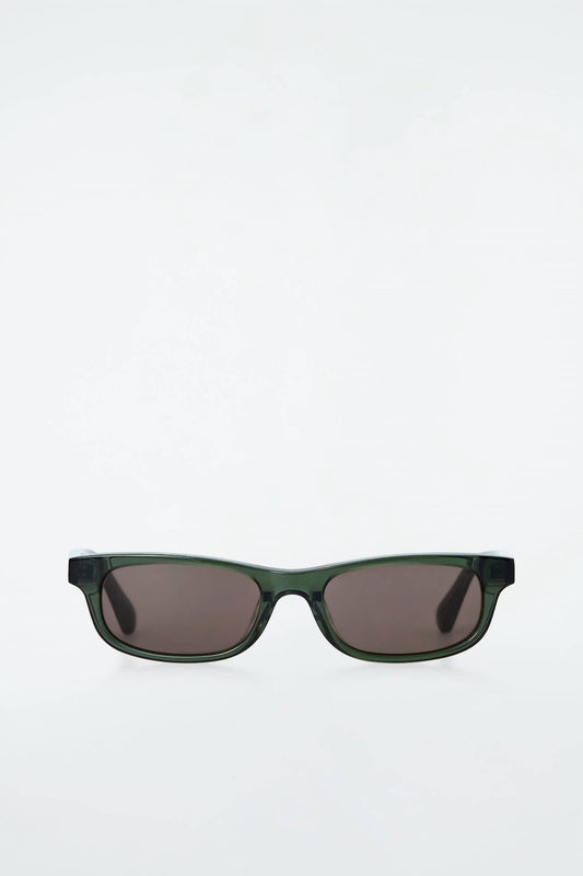 Women's Scope Rectangle Translucent Lenses Sunglasses