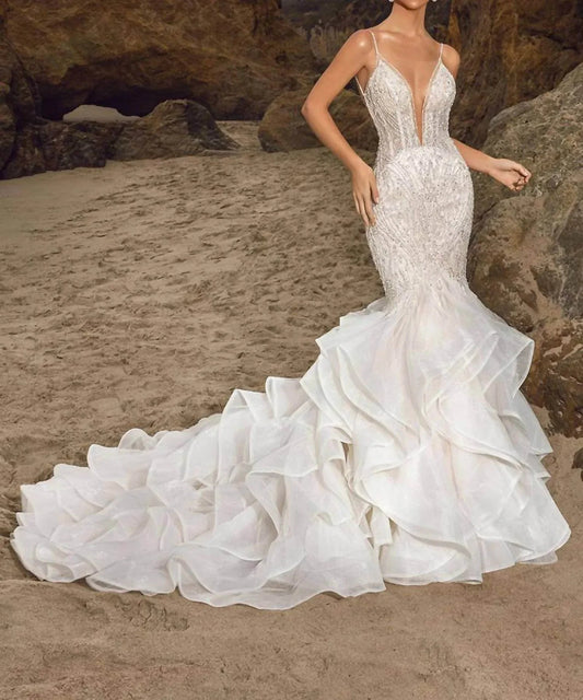 Fallon Crystal Beaded Dress