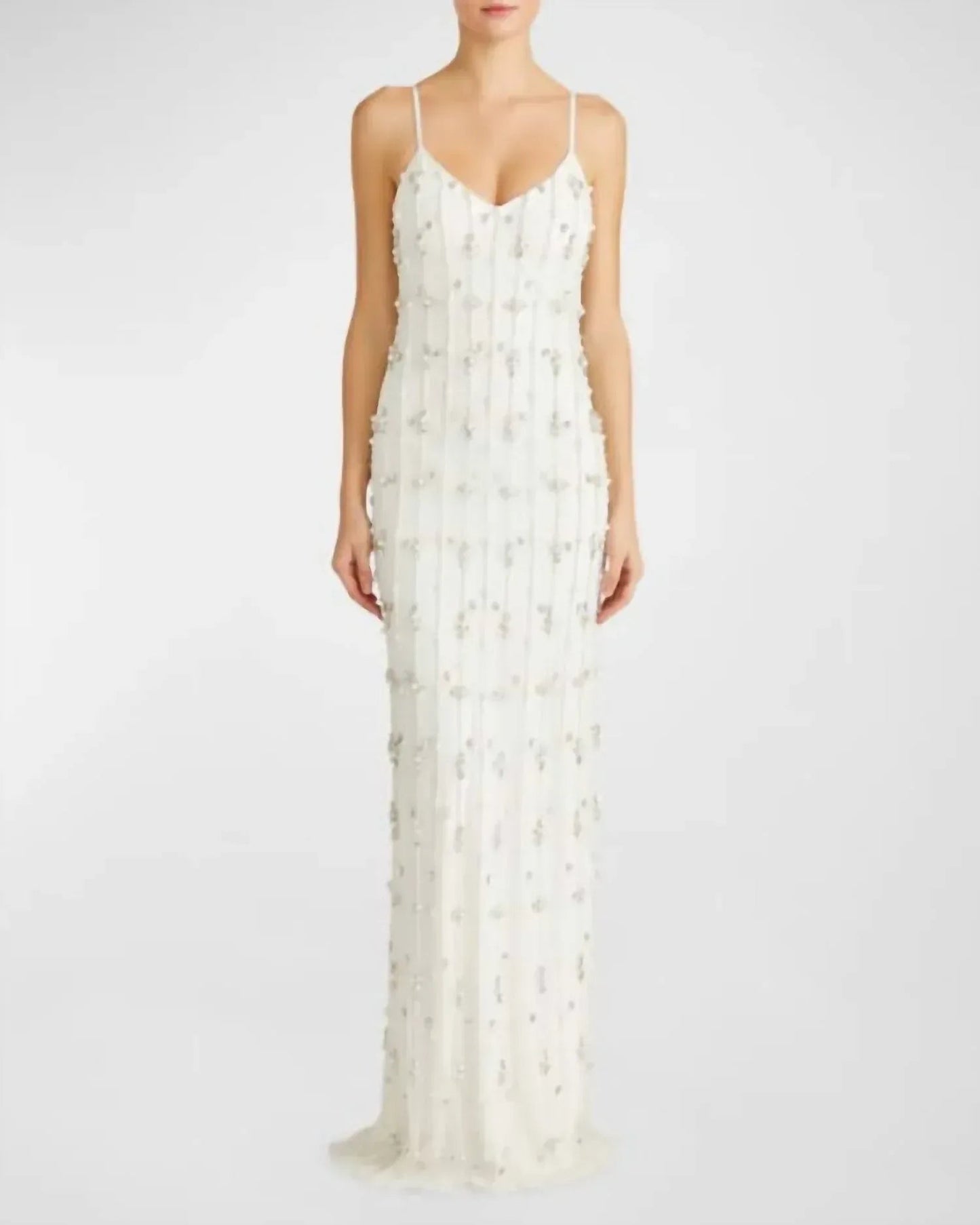 Ärmelloses langes Amora-Kleid für Damen