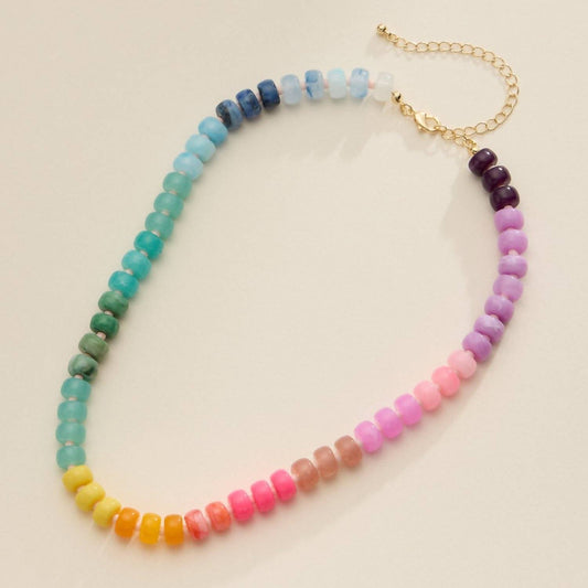 Bunte Perlenkette für Damen