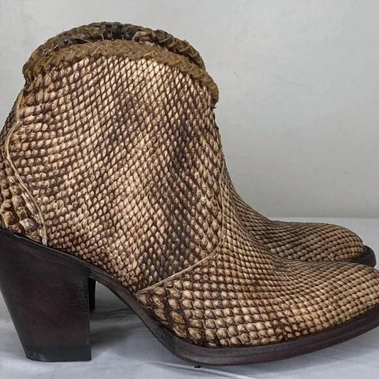 Women's Kyra Exotic High Heel Ankle Boots